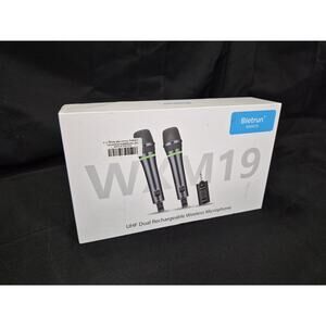 Bietrun Rechargeable Wireless Microphone for Singing And Music Open Box New